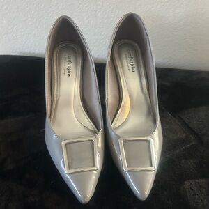 Comfort Plus by Predictions Women's Silver Heels
